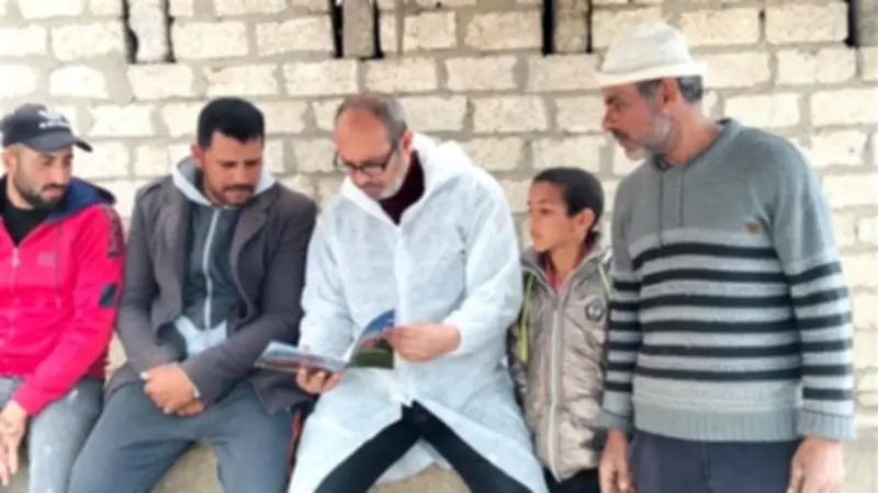 الحملة القومية للتحصين ضد الجلد العقدي تصل قرية جلبانة بالإسماعيلية