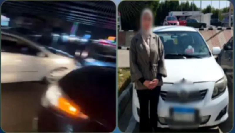 ضبط قائدة مركبة تعمدت تعطيل حركة المرور والسير عكس الاتجاه في مصر