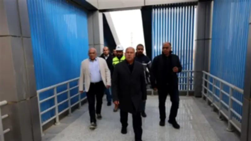 وزير النقل يتفقد التشطيبات النهائية للمرحلة الثانية من مشروع الأتوبيس الترددي السريع BRT