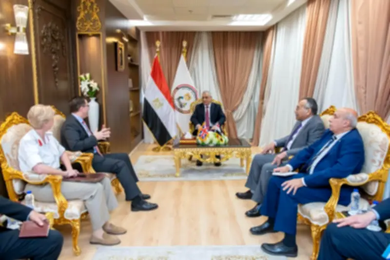 جمبلايط يبحث مع السفير البريطاني التعاون للاستفادة من ماكينات التحكم الرقمي CNC