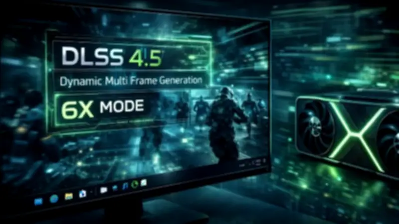 إنفيديا تطلق DLSS 4.5 Multi Frame لرفع معدل الإطارات في الألعاب حتى 6 أضعاف
