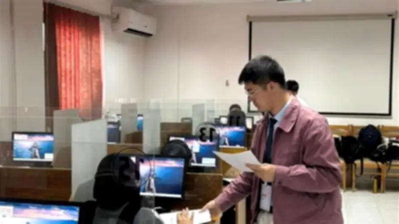 معهد كونفوشيوس بجامعة قناة السويس ينظم اختبارات HSK وHSKK بمشاركة 93 دارسًا