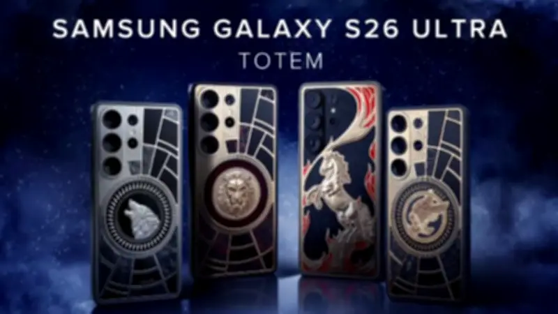 كافيار تطلق مجموعة Totem الحصرية لهاتف Galaxy S26 Ultra بتصاميم ذهبية وأسطورية