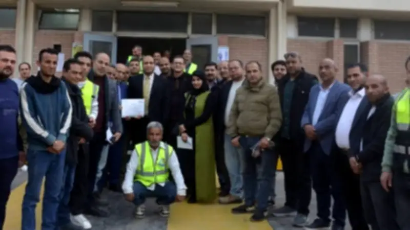 محطة الهرم الحلزونية للصرف الصحي تحصل على شهادة T.S.M في الجيزة