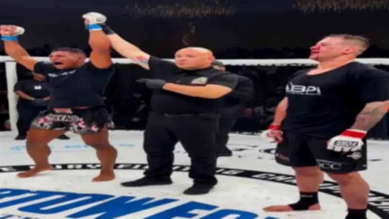 ابن القليوبية فتحي السني يهزم الأمريكي في بطولة UFC بالولايات المتحدة