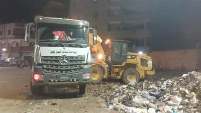 محافظة الجيزة ترفع 1800 طن من المخلفات في حملة نظافة مكثفة