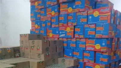 ضبط 2800 كيس إندومي و375 كيلو رنجة فاسدة في حملات تموينية بالغربية