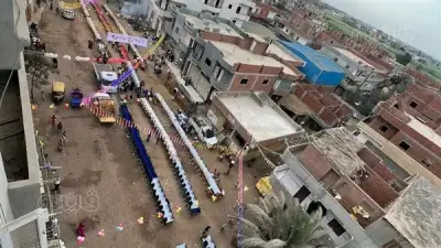 موائد إفطار جماعية بالشرقية تجمع 3100 صائم في قريتي الغابة والنخاس