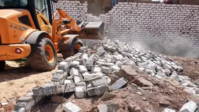 إزالة 36 حالة تعدي على أراضي الدولة خلال عيد الفطر في أسوان ضمن الموجة الـ28