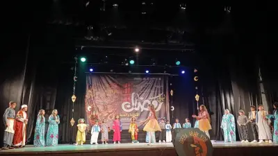 فرقة أطفال أوبرا عربي تقدم أوبرا الليلة الكبيرة على مسرح الأنفوشي بالإسكندرية