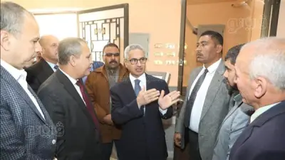 محافظ بني سويف يتفقد المركز التكنولوجي بإهناسيا لمتابعة ملف التصالح في البناء