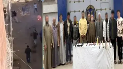 رصاص وألعاب نارية في الهواء.. خلافات أطفال تتحول لمعركة مسلحة في بني سويف