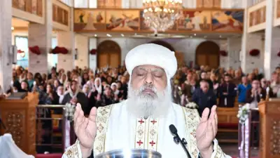 الأنبا ميخائيل يرأس قداس الذكرى الثانية لرحيل الأنبا بيسنتي في حلوان