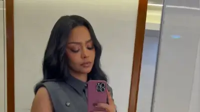 أسماء أبو اليزيد تسطع بأناقة في إطلالة رمادية بسيطة عبر إنستجرام