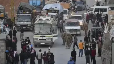 ازدحام تاريخي على الحدود السورية اللبنانية مع عودة آلاف السوريين خوفاً من الحرب