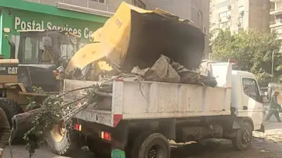 الجيزة تشن حملة مكبرة لإزالة التعديات واستعادة الانضباط المروري في ميت عقبة