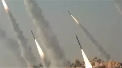 هجوم صاروخي إيراني جديد يهز إسرائيل وصفارات الإنذار تدوي في حيفا والشمال وإيلات