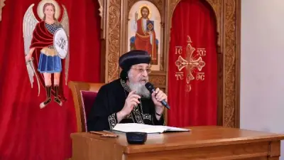 البابا تواضروس يلقي عظة روحية عن التوبة الحقيقية: 