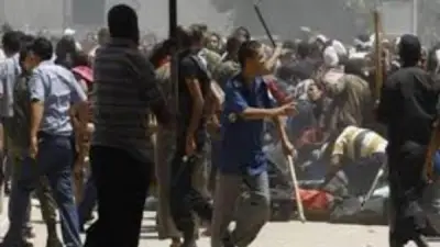 تهشيم رأس عامل بقالب طوب في مشاجرة عائلية عنيفة بالحوامدية بالجيزة