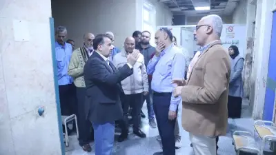رئيس جامعة قنا يتفقد تطوير وحدة الغسيل الكلوي بمستشفى الحرم الجامعي