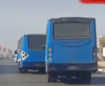 ضبط قائدي حافلتين لنقل جماعي يسيران برعونة في القليوبية