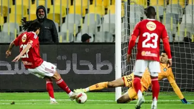 تعادل سلبي يسيطر على بداية مباراة الأهلي والمقاولون العرب في الدوري المصري