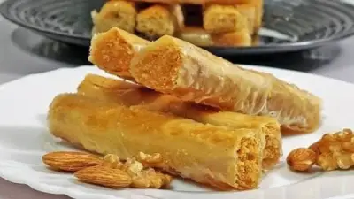 طريقة عمل الجلاش بحشو الكنافة: حلويات شرقية مقرمشة لرمضان والمناسبات