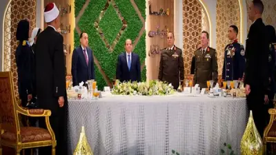 السيسي يحضر إفطار الأكاديمية العسكرية ويؤكد على بناء الإنسان كأولوية وطنية