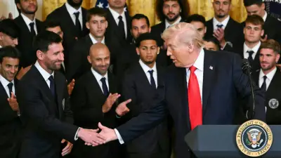 ترامب يمتدح ميسي ويقارنه ببيليه ويهنئ إنتر ميامي في البيت الأبيض