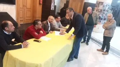 نقيب الصحفيين خالد البلشي يتصدر كشوف حضور الجمعية العمومية لاعتماد الميزانية