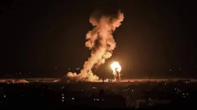 انفجارات تهز محيط مطار أربيل شمال العراق واستهداف القواعد الأمريكية في الكويت