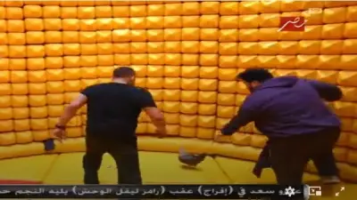 أحمد السقا يصرخ: وصلت للفراخ كمان في مقلب رامز ليفل الوحش