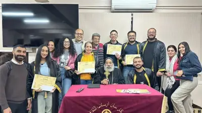 الأنبا رافائيل يكرم خريجي دفعة خدام جديدة بكنائس وسط القاهرة