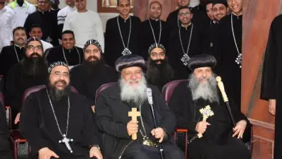 الأنبا جوزيف يزور دير السيدة العذراء المُحرق العامر والكلية الإكليريكية في جبل قسقام