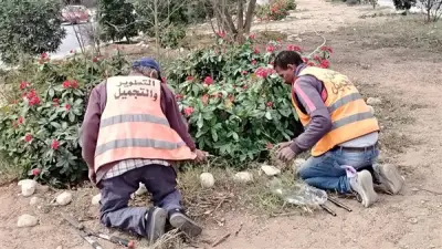 جهاز التطوير والتجميل بالإسماعيلية يرفع كفاءة المسطحات الخضراء استعدادًا لعيد الفطر