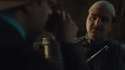 أحمد رضوان يكلف أحمد أمين بمهمة سرية مع جاسوس ألماني خطير في مسلسل النص التاني