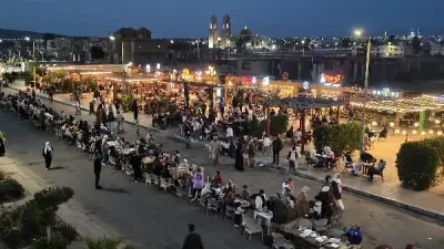 محافظ جنوب سيناء يشيد بإفطار مدينة الطور الجماعي ويثمن جهود المنظمين