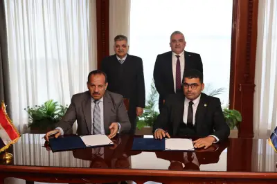بروتوكول تعاون بين قناة السويس للاستزراع المائي وجهاز تنمية البحيرات والثروة السمكية