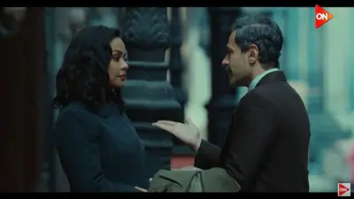 صدقي صخر يحاول إصلاح العلاقة مع أسماء أبو اليزيد في الحلقة العاشرة من مسلسل النص التاني