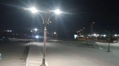 إنارة كورنيش رأس غارب استعدادًا لاستقبال عيد الفطر المبارك