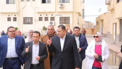 محافظ دمياط يزور مستشفى ميت أبو غالب المركزي في جولة تفقدية مفاجئة