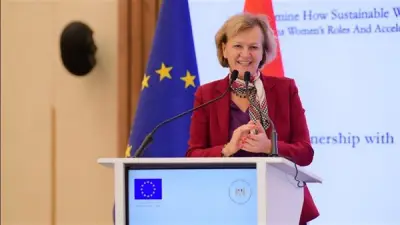 سفيرة الاتحاد الأوروبي: نعمل مع مصر لتحقيق التهدئة في المنطقة