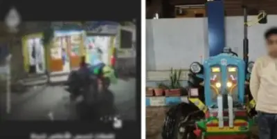 ضبط قائد جرار زراعي صدم دراجة نارية أمام محل تجاري في زفتى بالغربية