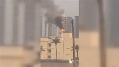 استهداف السفارة الأمريكية في بغداد بمسيرات مفخخة ومشاهد دخان متصاعد