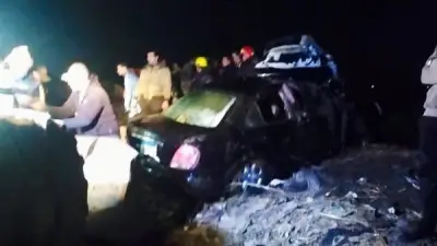 ارتفاع ضحايا حادث انقلاب سيارة في ترعة البندرة بالغربية إلى اثنين مع تطورات جديدة