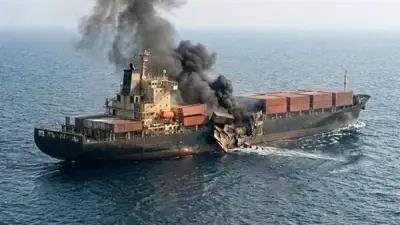 هيئة بحرية بريطانية: ناقلة تتعرض لضربة بمقذوف مجهول قرب ميناء الفجيرة الإماراتي