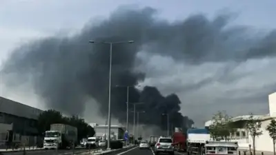 وزارة الداخلية القطرية: حريق محدود في المنطقة الصناعية بسبب شظايا دون إصابات