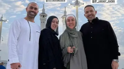 أحمد فتحي يؤدي العمرة مع عائلته ويتحدث عن فوز إنبي التاريخي على الزمالك