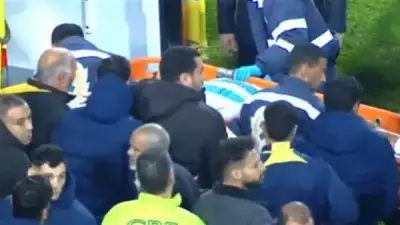 إصابة خطيرة لمحمد حمدي نجم بيراميدز ببلع اللسان خلال مباراة كأس مصر