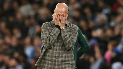 جوارديولا يتحدث عن مستقبل مانشستر سيتي المشرق بعد الخروج من دوري الأبطال